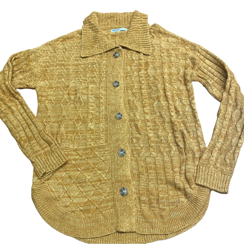 Sonoma Women’s Gold  Button Down Cardigan Sweater XS - Picture 9 of 9